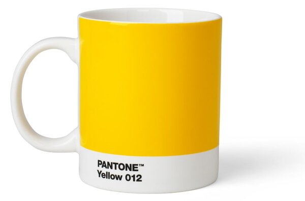 Žlutý keramický hrnek 375 ml Yellow 012 – Pantone
