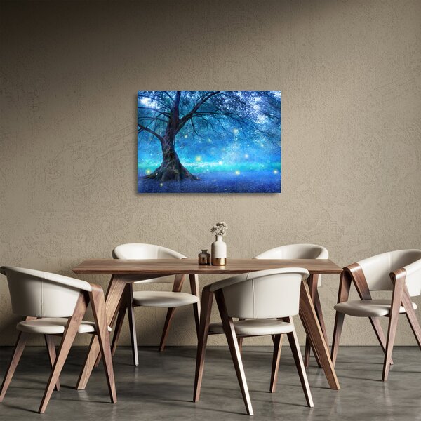 Skleněný obraz - Mystický les (70x50 cm)