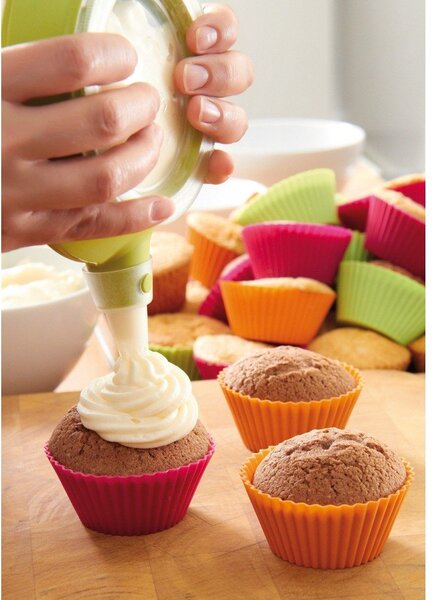 Silikonové formy na muffiny v sadě 12 ks ø 7 cm – Lékué