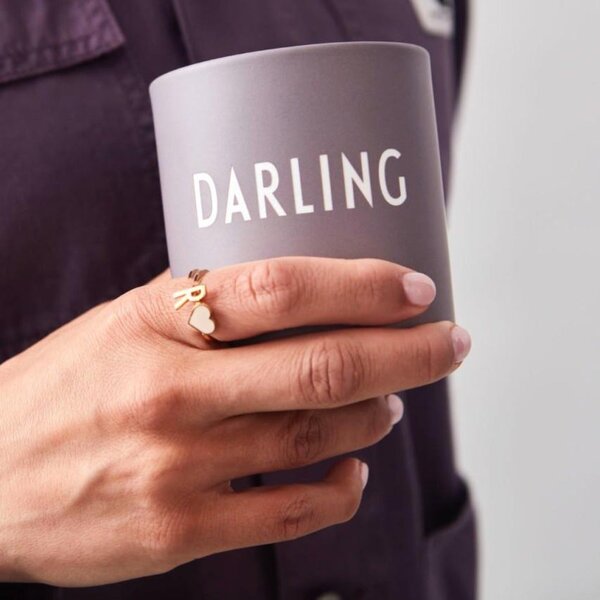 Design Letters Porcelánový hrnek DARLING - Purple DL138