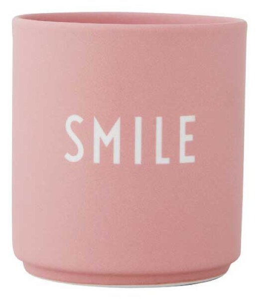 Design Letters Porcelánový hrnek SMILE - Pink DL152