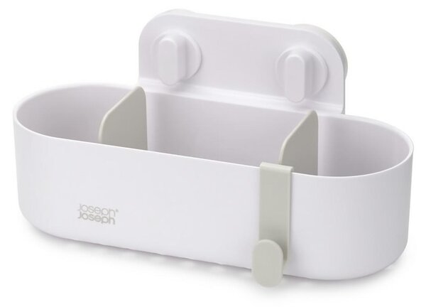 Duo Shower Caddy de Joseph Joseph, velký sprchový košík de, úložný prostor pro mýdlo, šampon, gel de sprchy, s nastavitelnými přepážkami, snadná instalace de