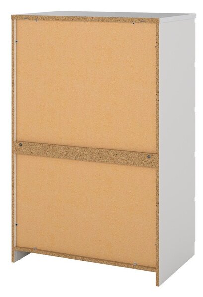 Bílá komoda 77x121x50 cm Naia – Tvilum