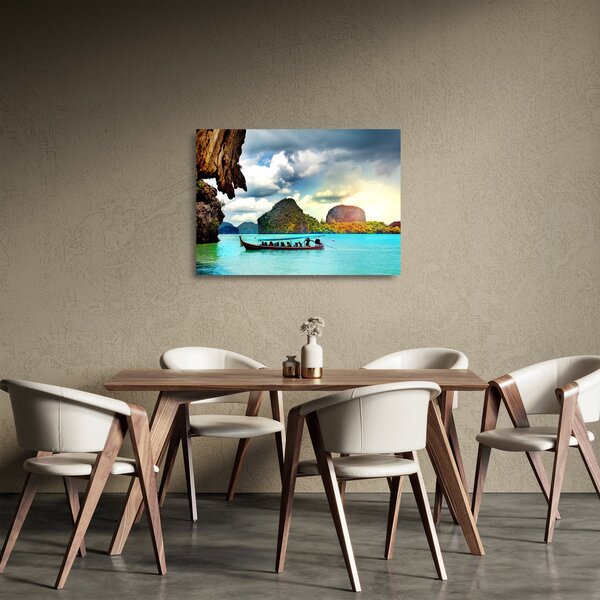Skleněný obraz - Zátoka Phang Nga (70x50 cm)