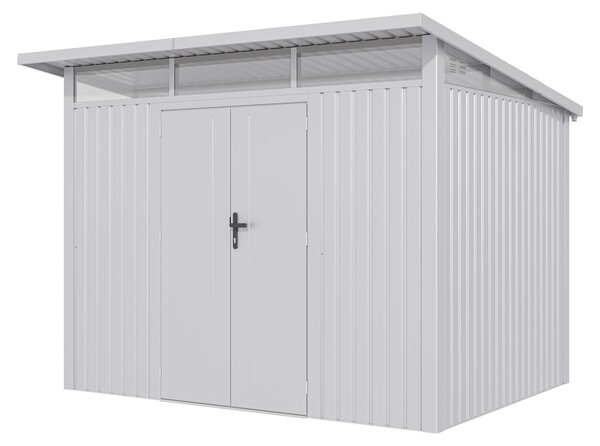 Zahradní domek G21 Madison 731 - 289 x 253 cm, metal silver