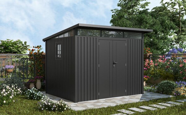 Zahradní domek G21 Madison 731 - 289 x 253 cm, slate grey
