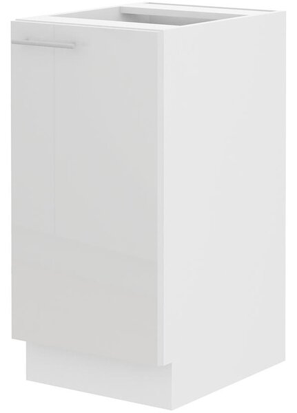 Dolní kuchyňská skříňka Lavera 40 D 1F BB (bílá + lesk bílý). Vlastní profesionální přeprava až k Vám domů 1032337