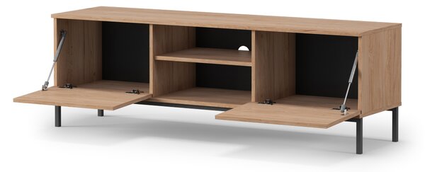 Tv stolek Quebec 2D (černá matná). Akce -25%