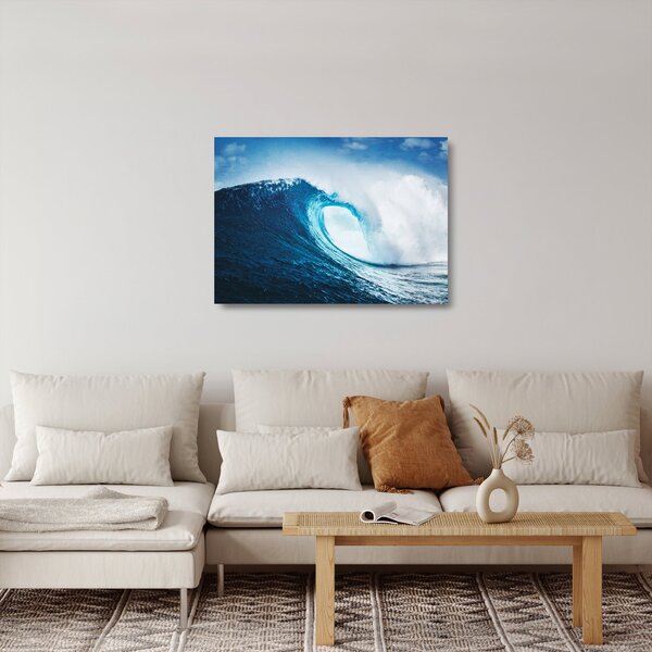 Skleněný obraz - Vlna oceánu (70x50 cm)