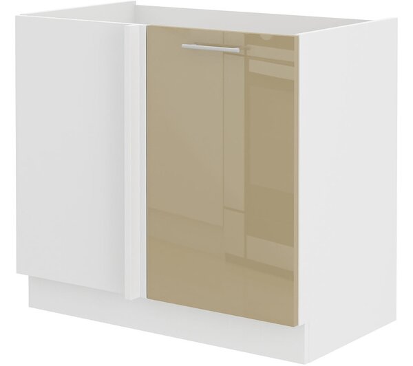 Dolní kuchyňská skříňka Lavera 105 ND 1F BB (bílá + lesk cappucino). Vlastní profesionální přeprava až k Vám domů 1032377