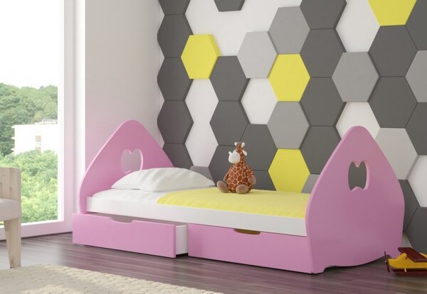 Dětská postel ELSA růžová