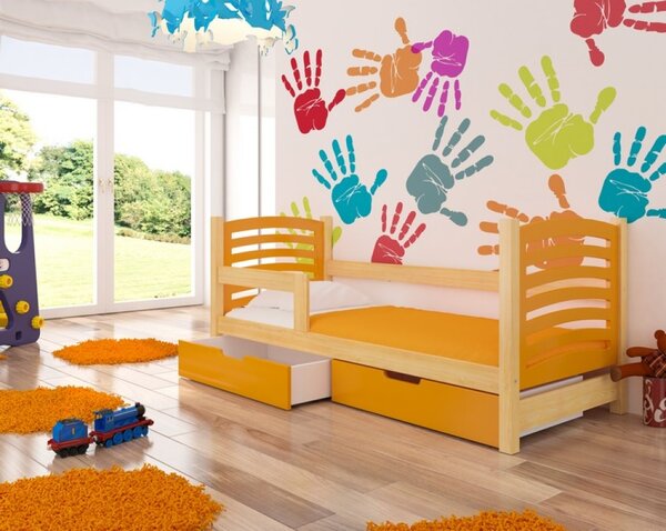 Dětská postel MINO oranžová