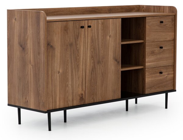 Komoda Vasecta K2D3SZ (dub brandy castello). Akce -23%