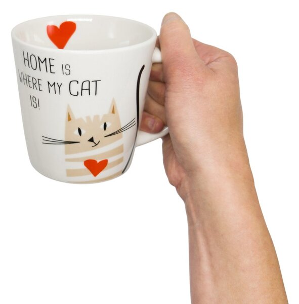 Hrnek Home is where my cat is