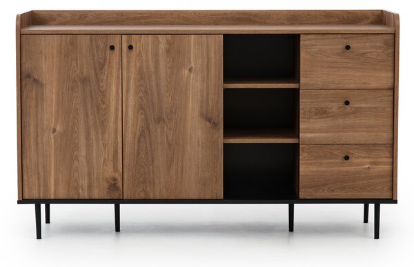Komoda Vasecta K2D3SZ (dub brandy castello). Akce -23%