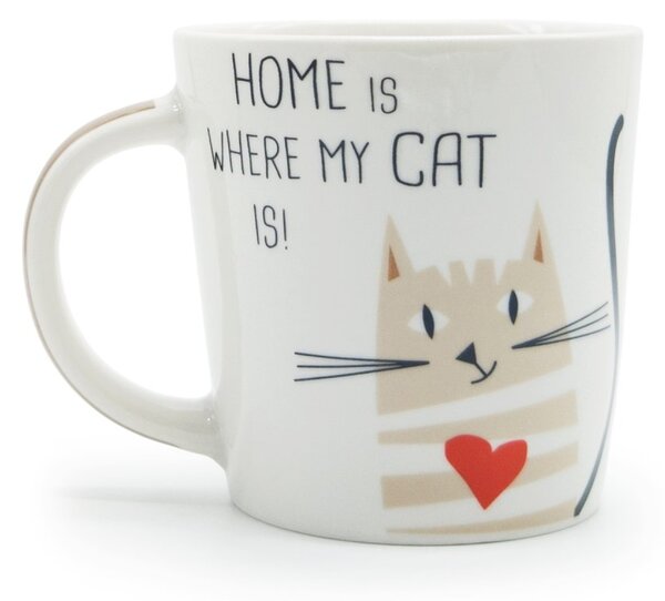 Hrnek Home is where my cat is
