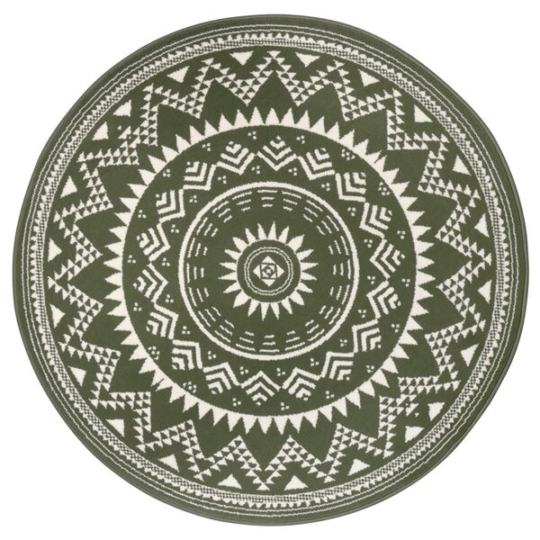Hanse Home, Klasický kusový koberec Celebration 105504 Valencia Green kruh | Zelená Typ: kulatý 200 cm