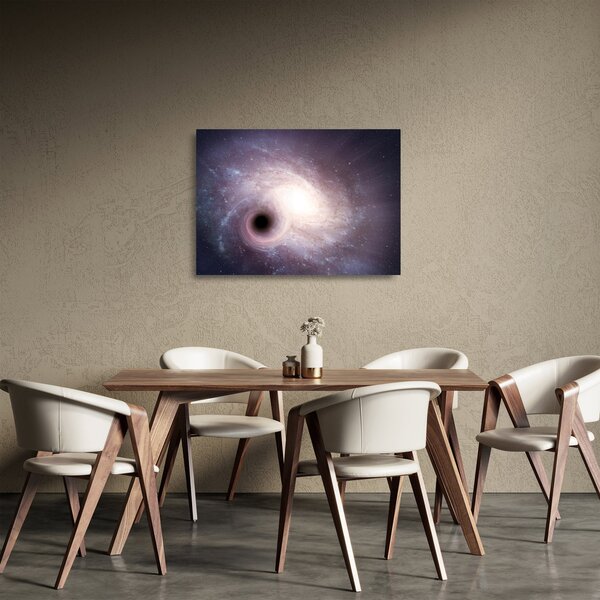 Skleněný obraz - Spirální galaxie (70x50 cm)
