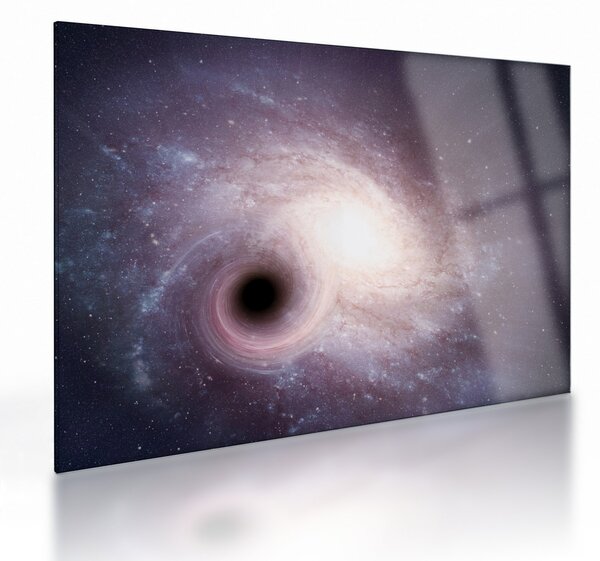 Skleněný obraz - Spirální galaxie (70x50 cm)
