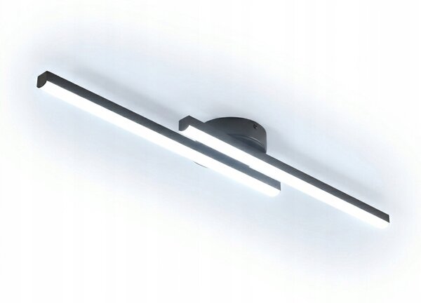Stropní svítidlo LED Comely moderní černé 60 cm 17W
