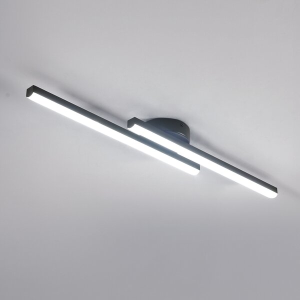 Stropní svítidlo LED Comely moderní černé 60 cm 17W