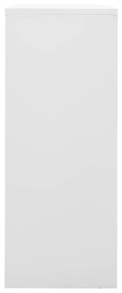 Kancelářská skříň světle šedá 90 x 40 x 102 cm ocel 336406