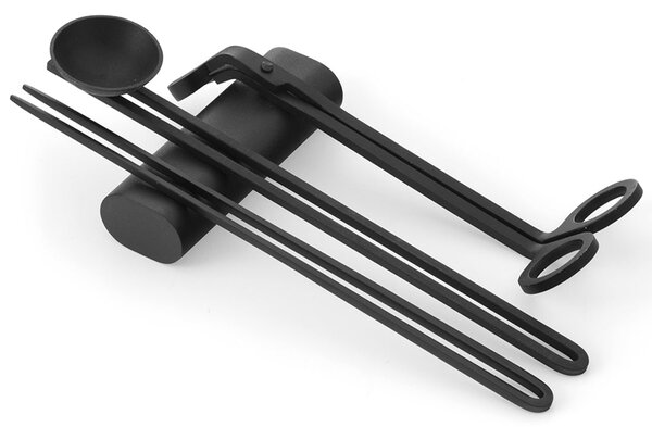Audo Copenhagen Sada pro péči o svíčky Clip Candle - Black MN223