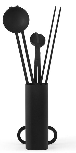 Audo Copenhagen Sada pro péči o svíčky Clip Candle - Black MN223