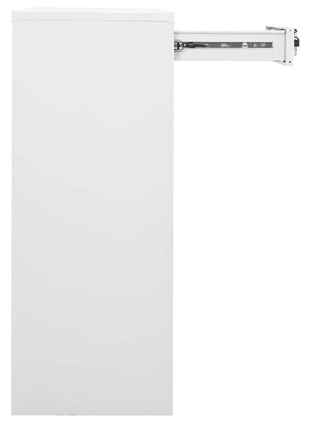 Kancelářská skříň bílá 90 x 40 x 102 cm ocel 336409