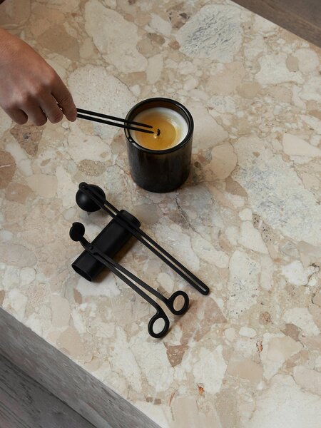 Audo Copenhagen Sada pro péči o svíčky Clip Candle - Black MN223