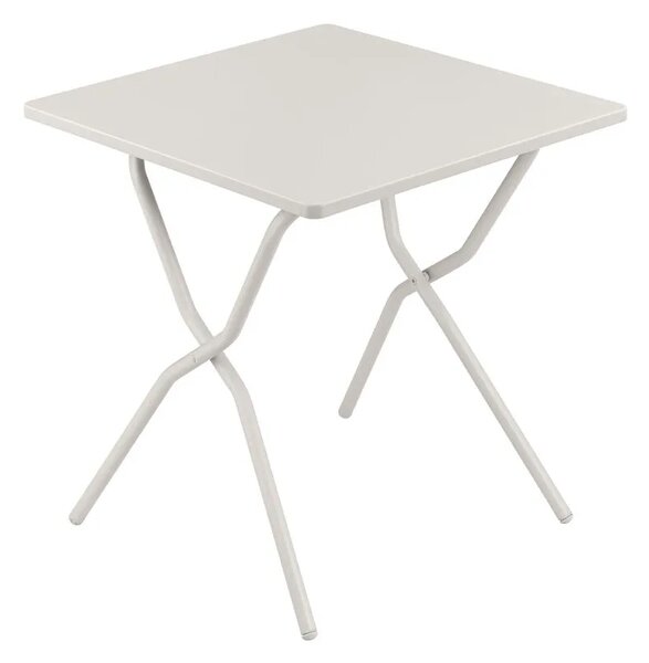 Sada BALCONY II – skládací stůl 64×70 cm + 2 ultra kompaktní židle | ColorBlock béžová Seigle