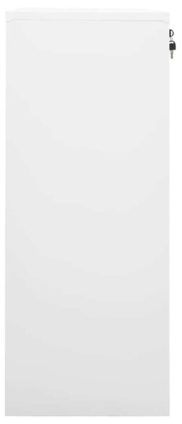 Kancelářská skříň bílá 90 x 40 x 102 cm ocel 336409