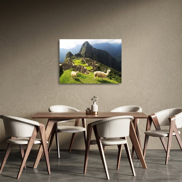 Skleněný obraz - Machu Picchu (70x50 cm)