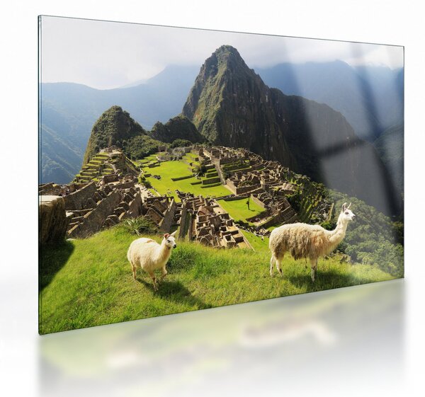 Skleněný obraz - Machu Picchu (70x50 cm)