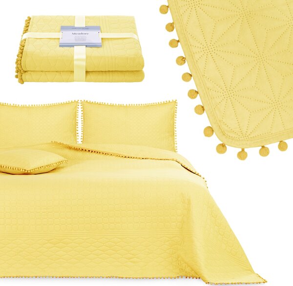 FLHF Přehoz na postel Meadore, medově žlutá Rozměr: 170x270