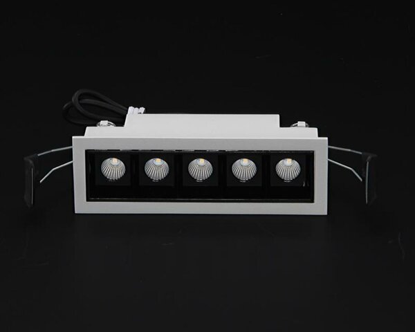 VÝPRODEJ VZORKU Deko-Light stropní vestavné svítidlo Ceti 5 14-15V DC 10,50 W 2900 K 640 lm 137 mm bílá mat 565250