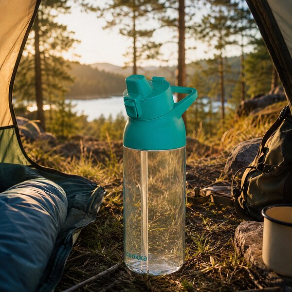 Sportovní láhev s pítkem Swift, 785ml, Quokka, tyrkysová