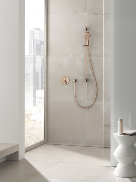 GROHE Rainshower SmartActive 130 - Ruční sprcha 3 proudy, kartáčovaný Warm Sunset 26574DL0