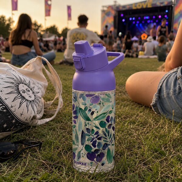 Sportovní láhev s pítkem Swift, 785ml, Quokka, violets