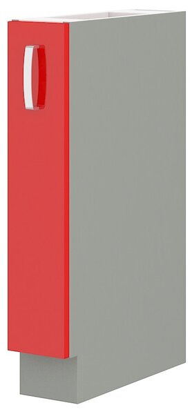 Dolní kuchyňská skříňka na koš Roslyn 15 D CARGO BB (červená + šedá). 1032694