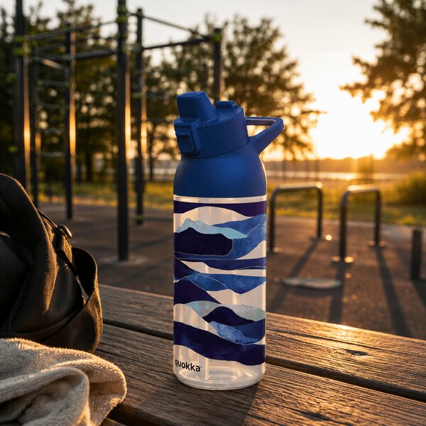 Sportovní láhev s pítkem Swift, 785ml, Quokka, wavers