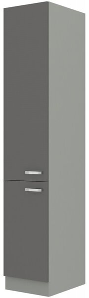 Potravinová kuchyňská skříňka Gonir 40 DK 210 2F (šedá + šedá). 1032721