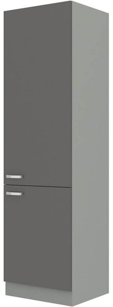 Potravinová vstavaná skriňa na chladničku Gonir 60 LO 210 2F (šedá + šedá). 1032724