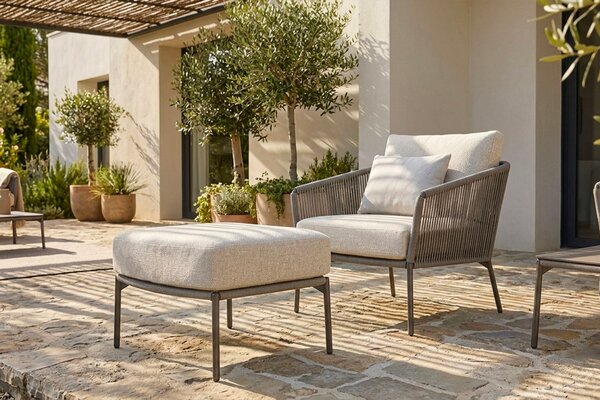 4Season Outdoor designové zahradní stoličky Florence Footstool Terre