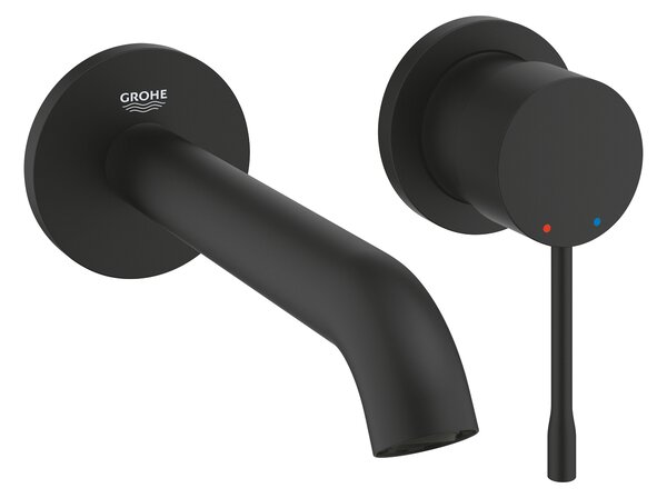 GROHE Essence - Umyvadlová dvouotvorová baterie, velikost M, phantom black 29192KF1
