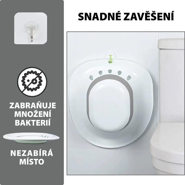 Přenosný bidet s pumpičkou