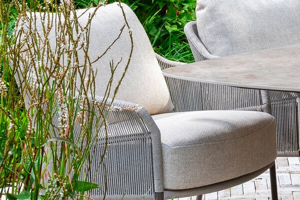 4Season Outdoor designové zahradní jídelní židle Florence Low Dining Chair Terre