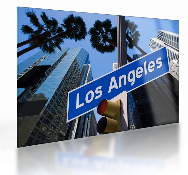 Skleněný obraz - Los Angeles (70x50 cm)