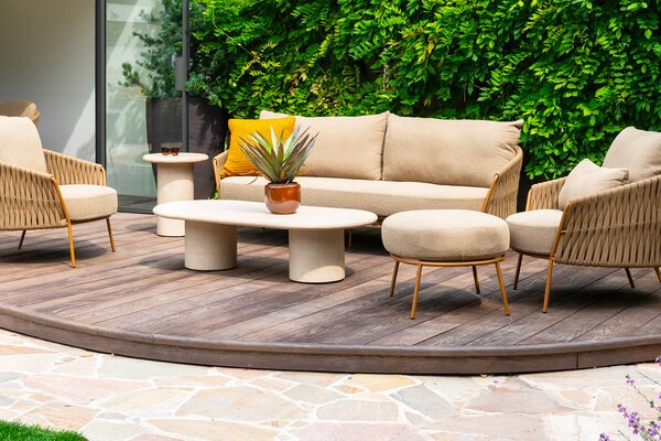 4Season Outdoor designové zahradní stoličky Molina Footstool