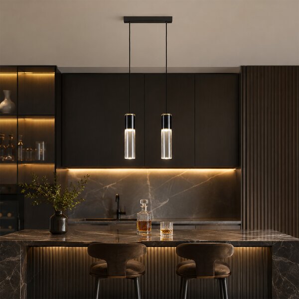 AQForm designová závěsná svítidla Modern Glass Tube 1 E27